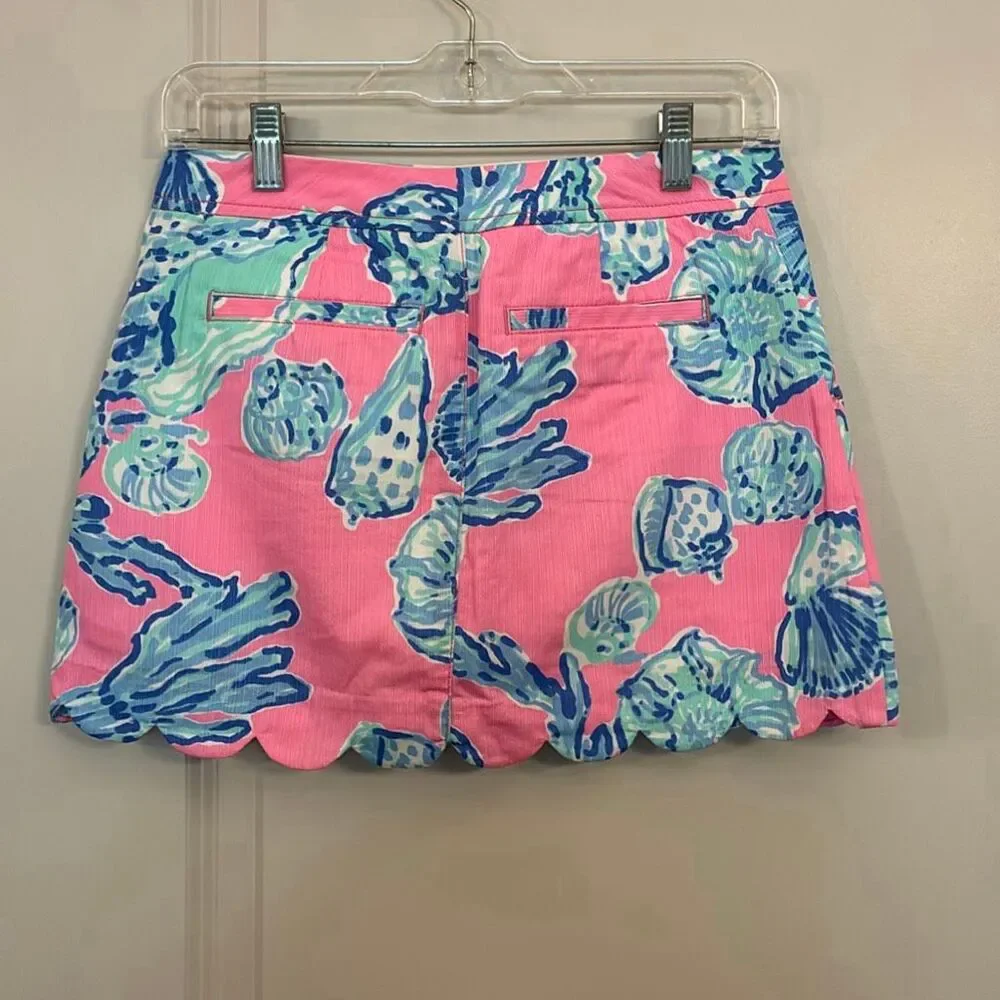 Lilly Pulitzer, barefoot princess  skort women’s size 00